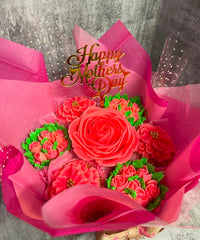 Mother's Day 7 Floral Cupcake Bouquet