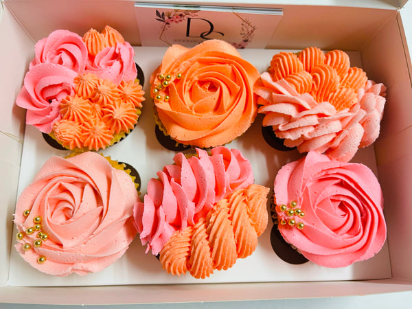 Mother's Day 6pk of Elegance Cupcake Box